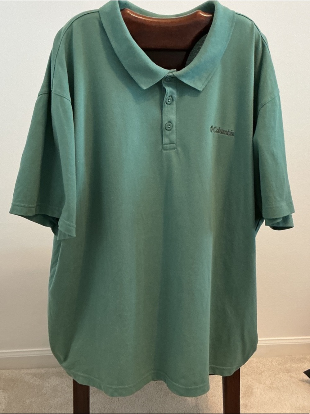 Columbia Golf Shirt Green Sz XXL